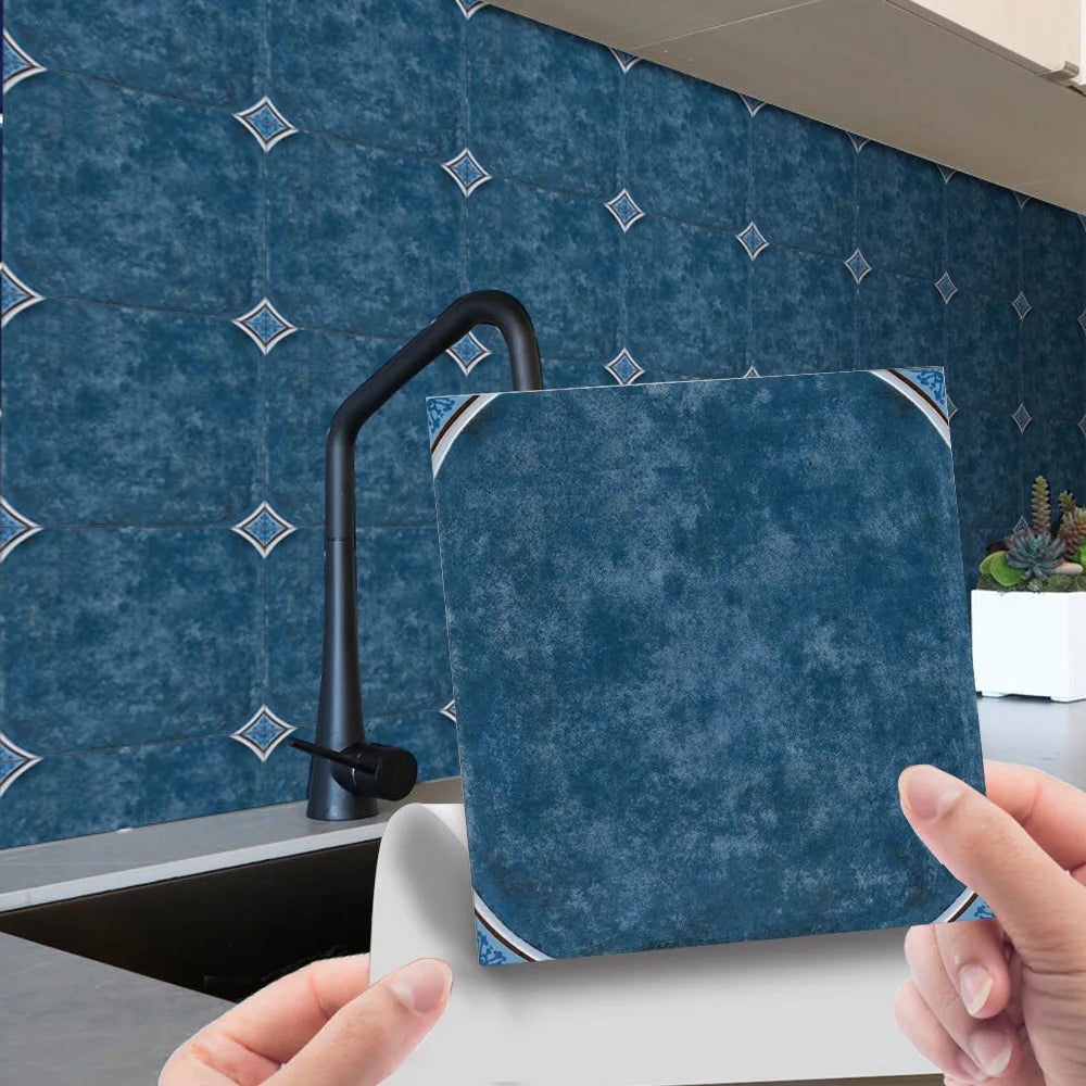 Crystal tiles pasted mosaic wall pasted retro tiles tiles pasted simple kitchen stove stickers pvc wall stickers Oasis Select