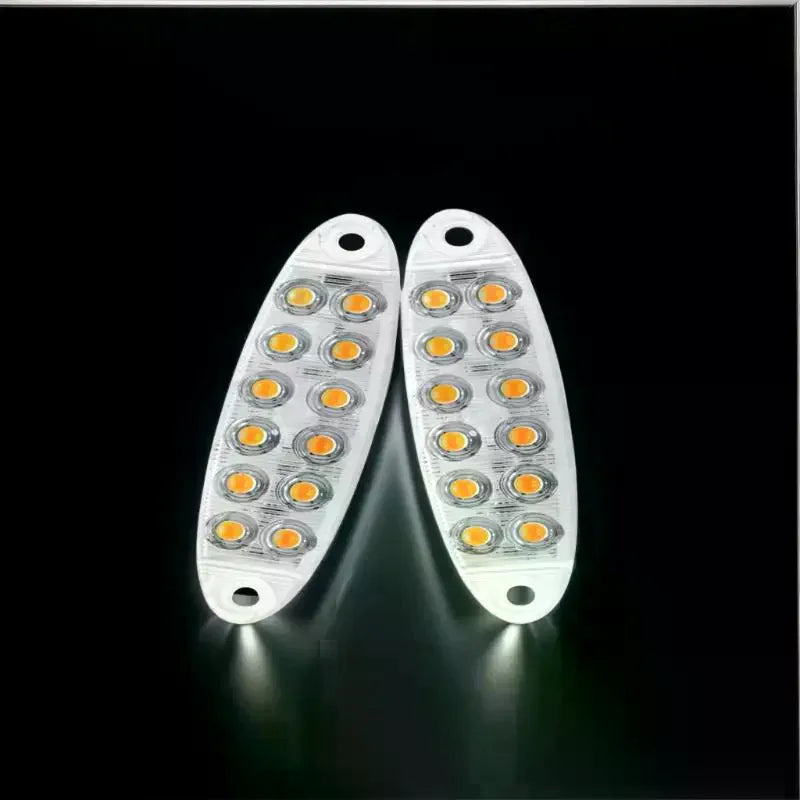 1/2/4pcs Wireless LED Solar Strobe Light Waterproof For Motorcycle Car Bike Truck Anti-collision Warning Light Signal Lamp Oasis Select