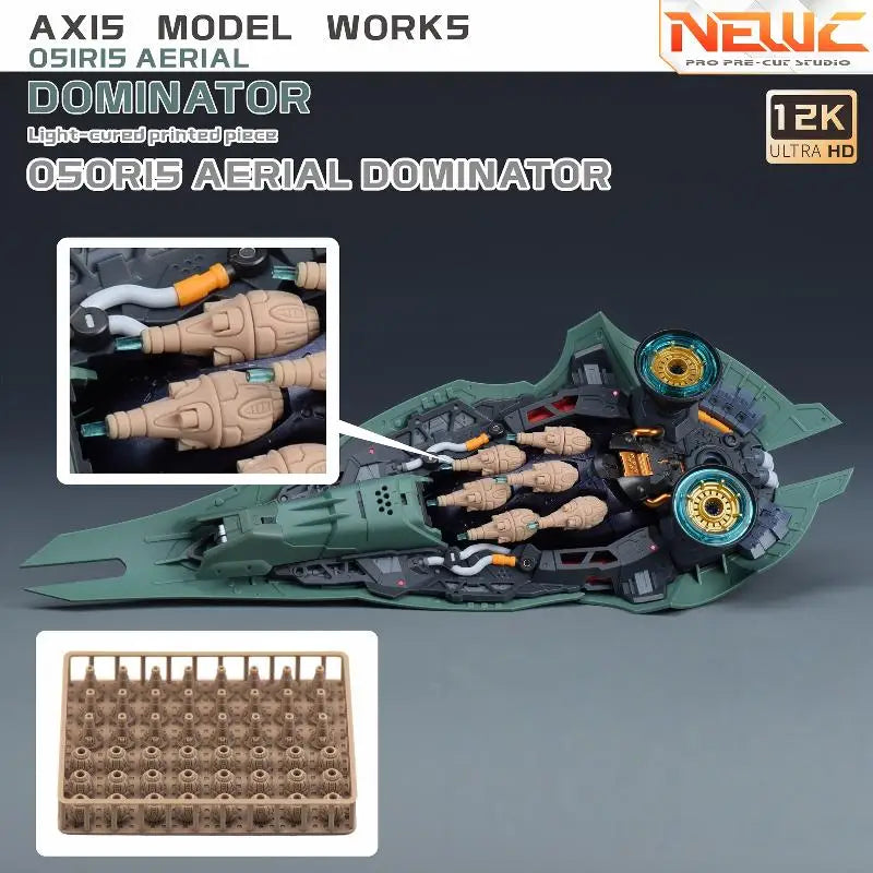 1 Set Antenna Sleeve Insignia Funnels Accessories Package For Osiris Aerial Dominator Model DIY 3D Printed Repair Parts Oasis Select A2