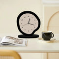 Cream Style Wall Clocks Modern Table Needle Clocks Desktop Clock Ornament Living Room Decorations Home Countertops Decor Oasis Select 19X16CM