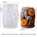 3D Elephant Silicone Candle Mold – Resin, Wax & Aromatherapy