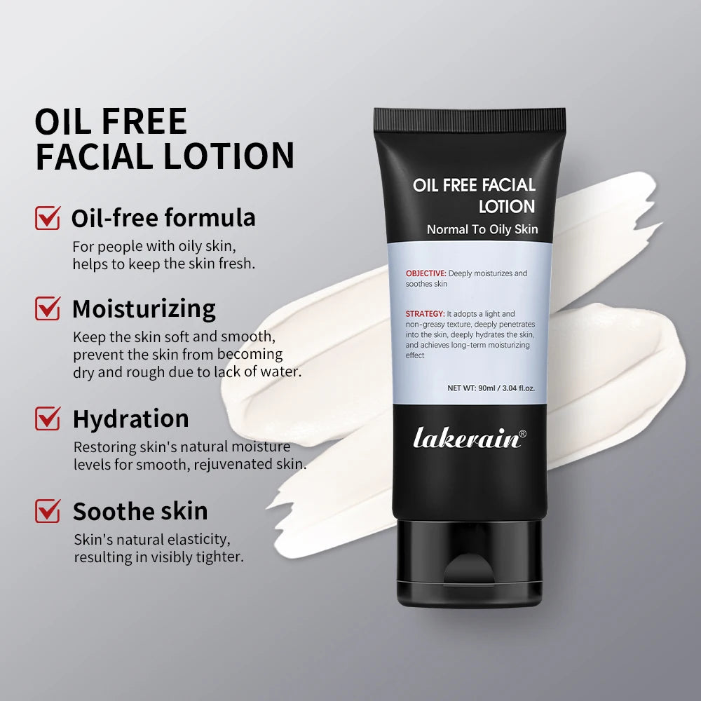 Men's Oil-Free Face Moisturizer – Hydrating Cream | Lakerain Men's Face Moisturizer Oasis Select