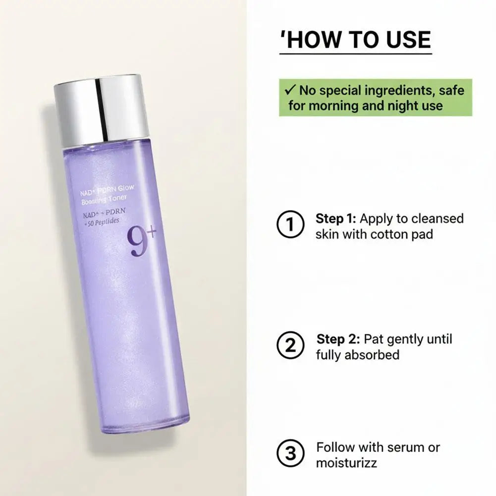 150ML Numbuzin No.9 NAD+ PDRN Brightening Toner Brightening Firming Moisturizing Improve Dullness Elastic Anti-Wrinkle Toner Oasis Select