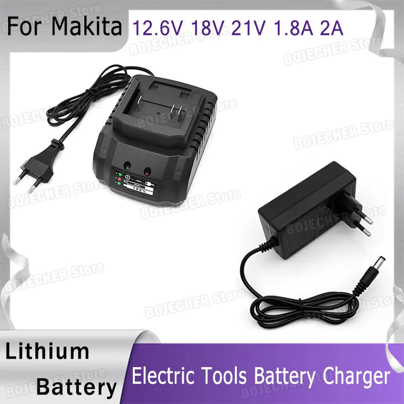 DC 12.6V 18V 21V 1.8A 2A Electric Power Tools Lithium Battery Charger For Makita Battery 18V Power Supply Adapters Transformer Oasis Select