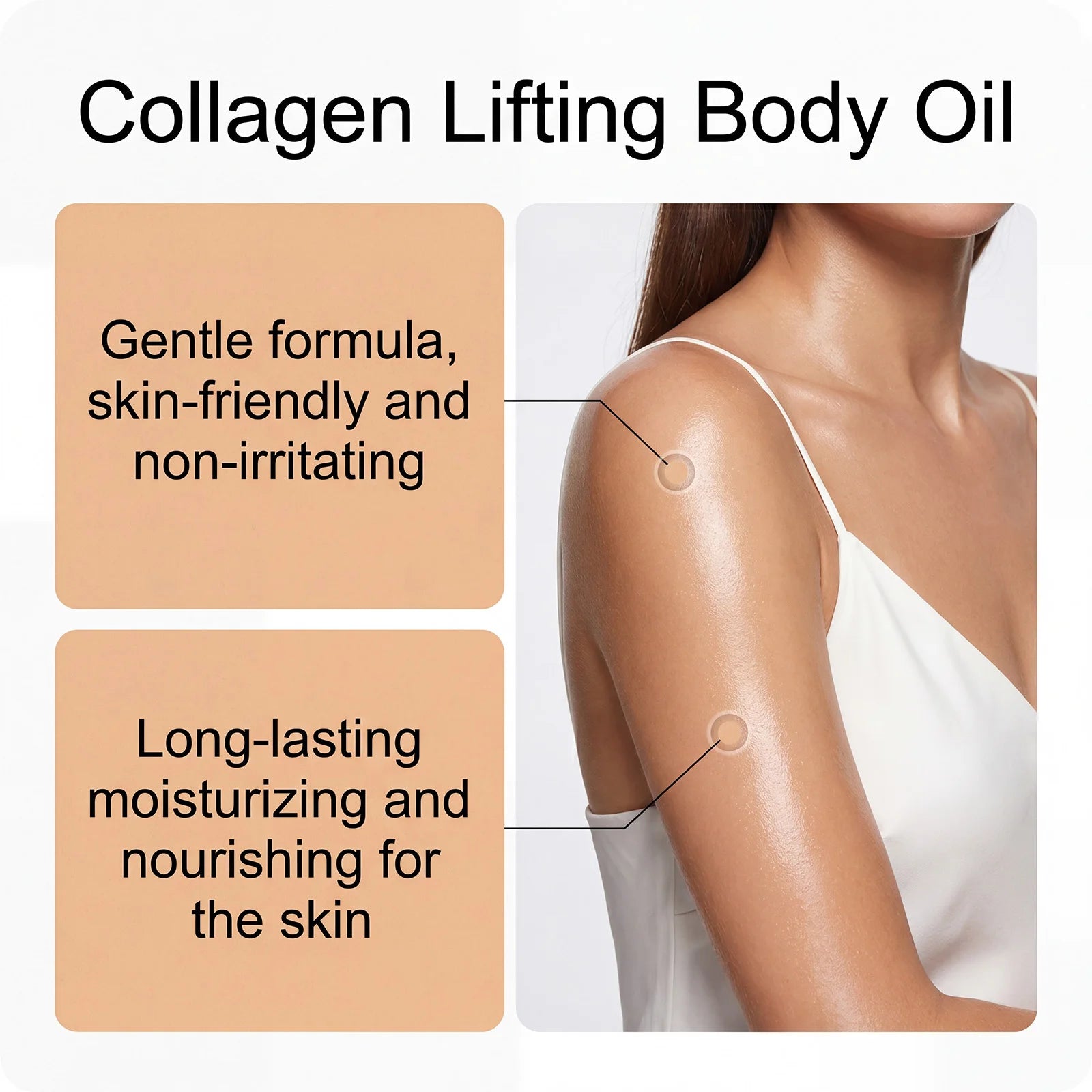 2026 New Collagen Body Oil Lifting Firming Hydrating Massage Oil Dry Skin Smooth Non-Greasy 100ml Rosemary After Shower Body Oil Oasis Select