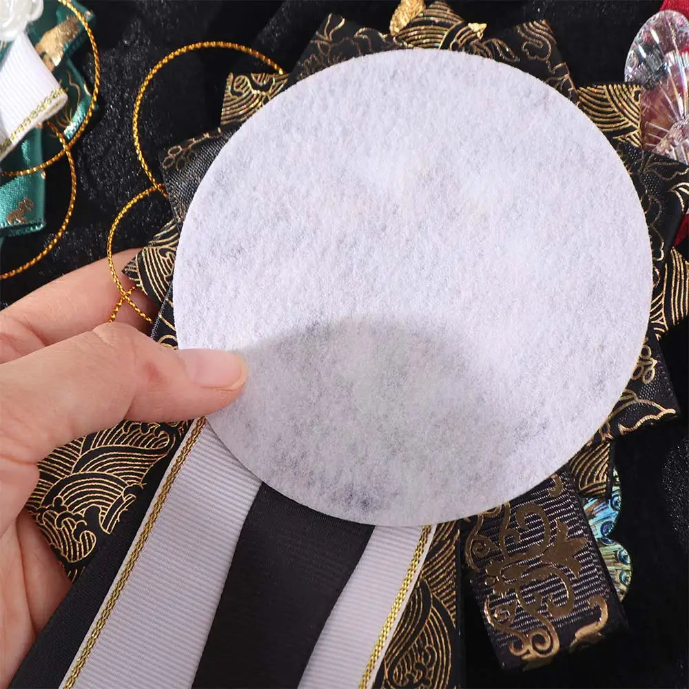 Ribbon Cosplay Ita Bags Rosette Protection Flower Pin Holder 58mm Badge Accessories Fill Backpack Badge Base Tray Itabag Decor Oasis Select