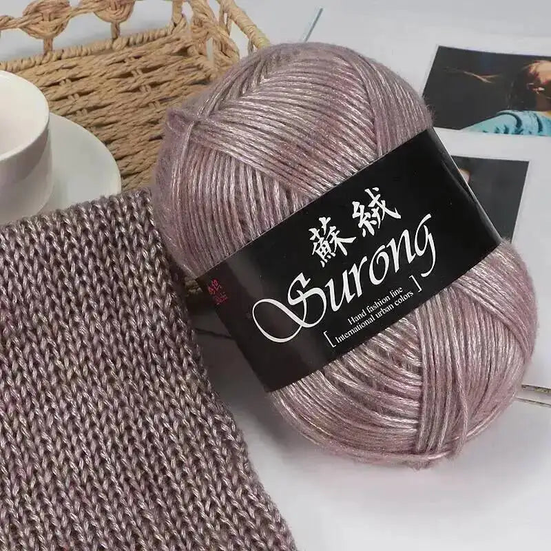 100g Metallic Hand knitting Yarn Crocheting silk acrylic Yarn to knit sweater blanket hat line Crocheting bag slipper Thread Oasis Select