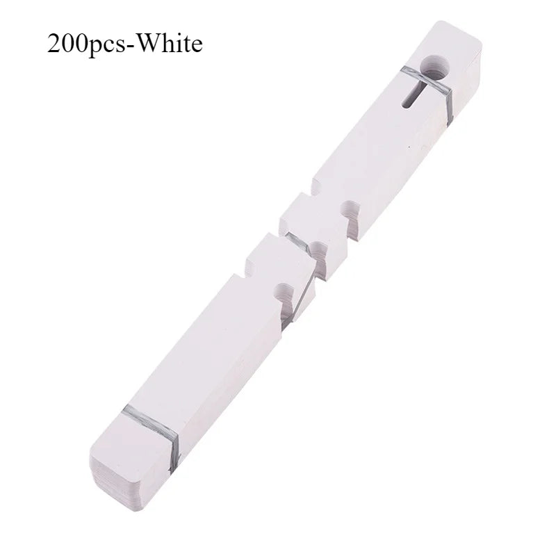 Waterproof plant tag Plastic plant Hanging tag Gardening plant tag tool plant labels garden sign planters for outdoor plants Oasis Select 200pcs-White