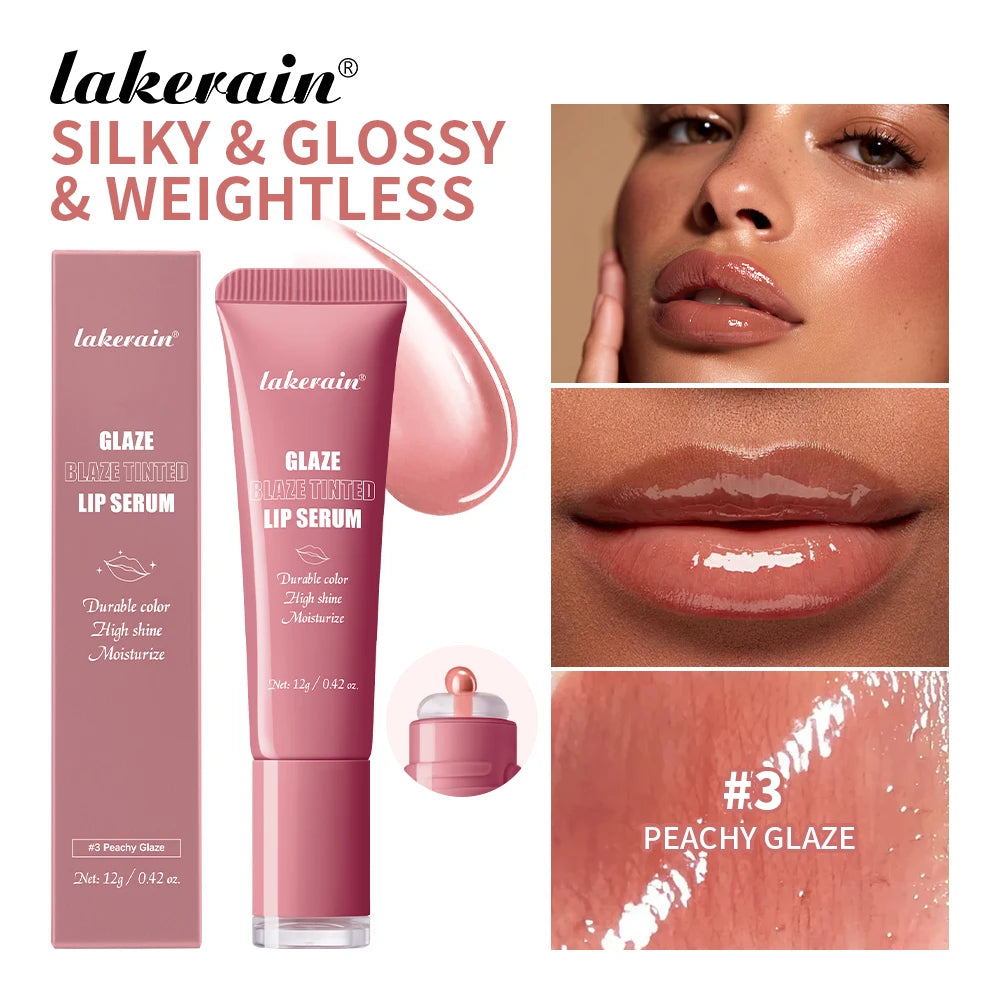 Liquid Lip Gloss Glowy Balm Tinted Moisturizer Repairing Nourishing Long-lasting Hydrating Lip Gel Glow Lip Care Tinted Lipstick Oasis Select