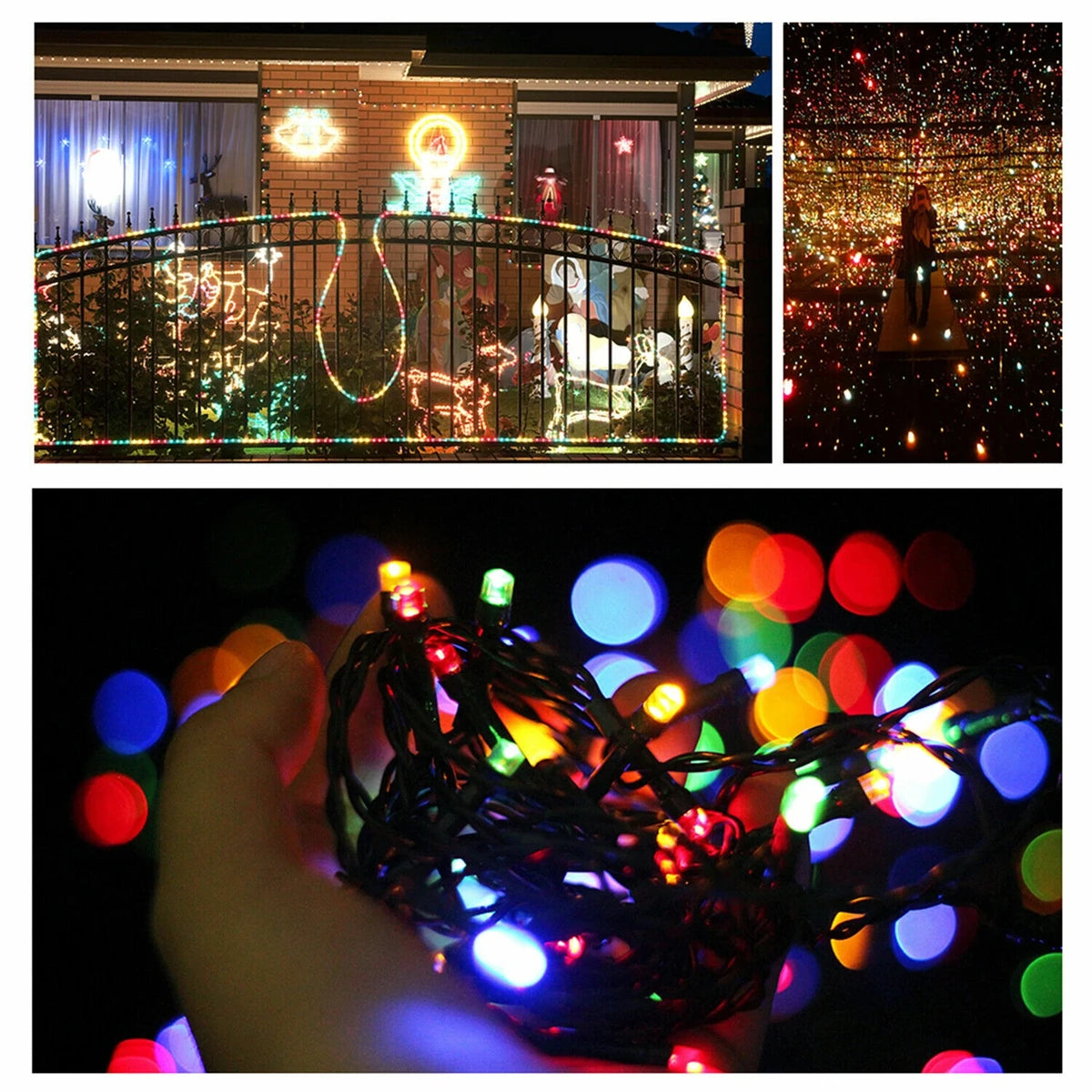 24V LED Christmas Lights 10M-100M Fairy Garland String Waterproof Outdoor Garden Home New Year Party Decor Holiday Lighting Oasis Select