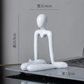 Abstract Figure Thinkers Plastic Crafts Cute Little Ornaments Room Decorations Oasis Select A white