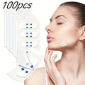 180/100pcs - Facial Tape Lift Invisible Patch, Suitable for Wrinkles, Chin, Neck, V-Shaped Lift Sticker, Instant Makeup Strips Oasis Select transparent 100pcs