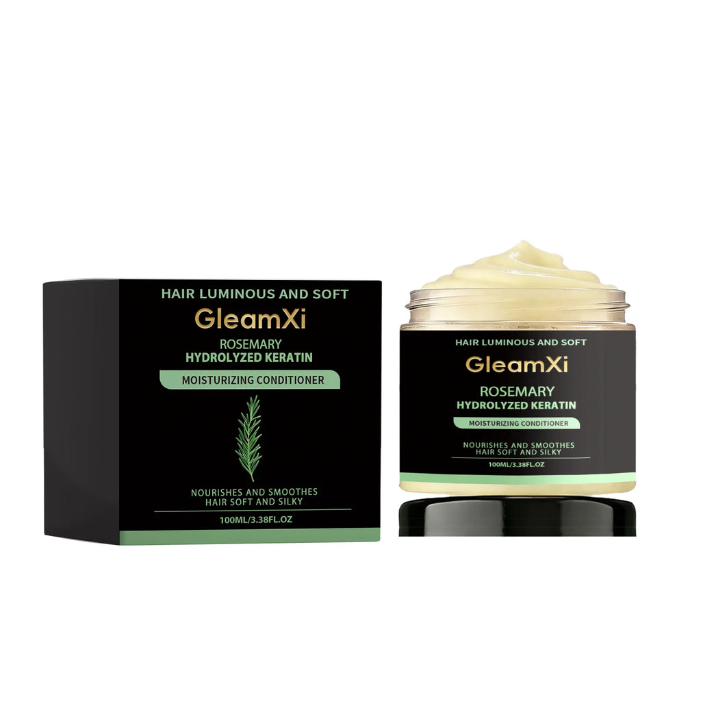 Rosemary Hair Conditioner Smooth Hair Improve Dryness Repair Damaged Frizzy Hair Reduce Hair Splitting Strengthen Hair Care Oasis Select 100g boxed