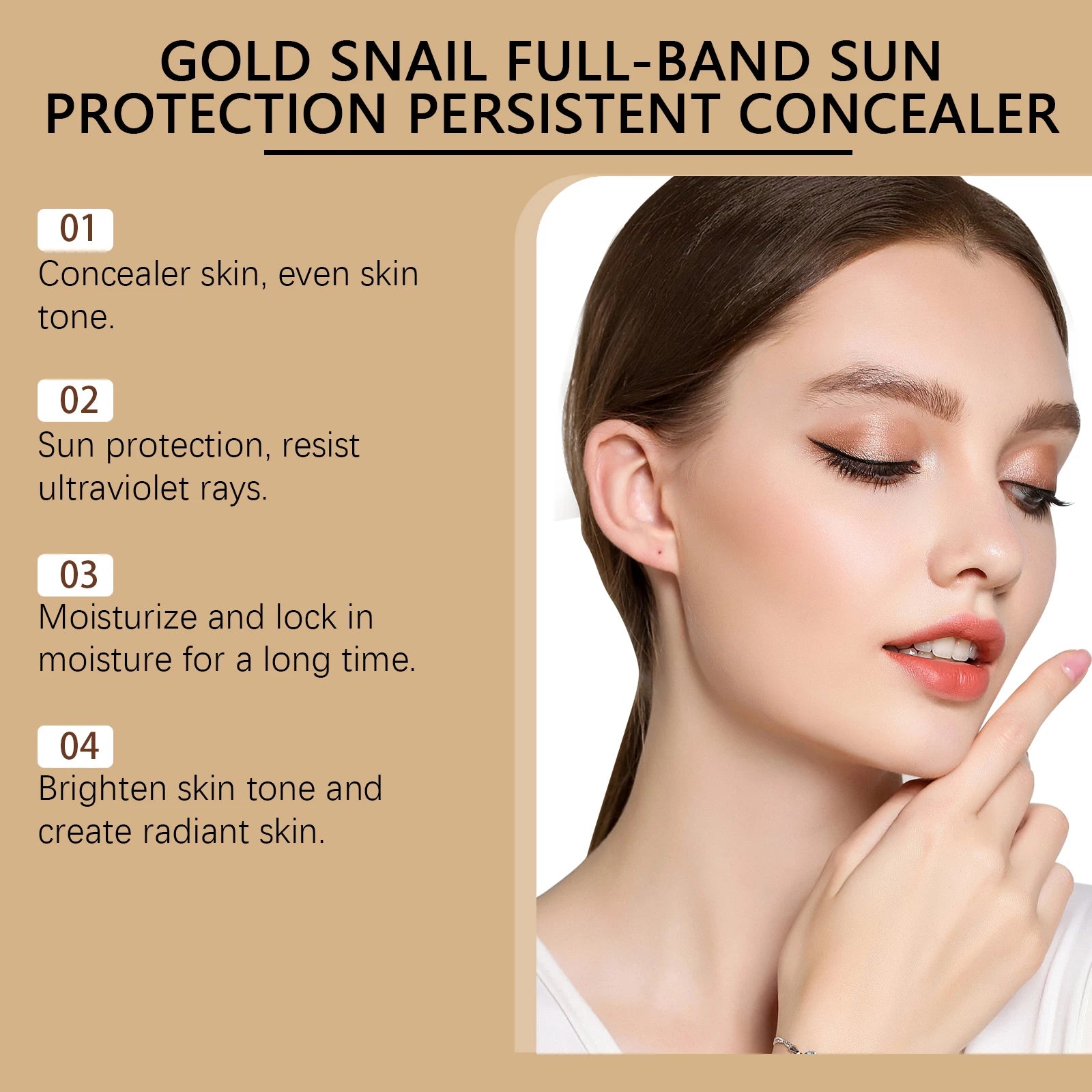 Eelhope BB Cream Foundation – Waterproof, SPF & Concealer 40ml BB Cream Foundation Oasis Select