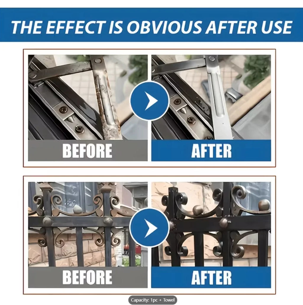 Metal Rust Removal Spray. It has a wide range of applications, is easy to spray, and leaves no residue. An ideal choice for auto Oasis Select