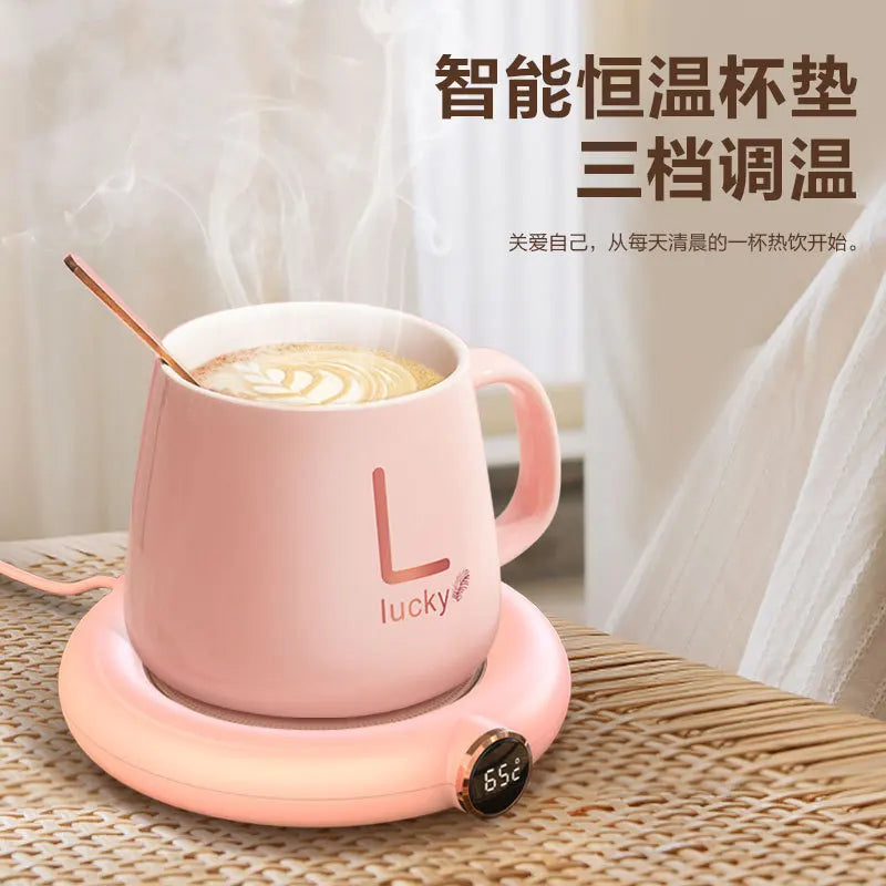 USB Heated Mug Coaster – 3-Speed Control & 8Hr Auto Shut-Off