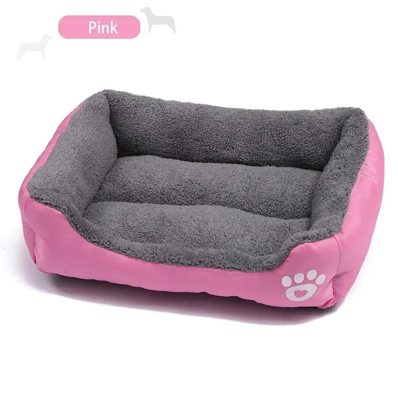 Dog Bed Pets House for Puppy Small Medium Large XXL Supplies Kennel Mat Nesk Sleeping Plush Washable Cat cushion Products indoor Oasis Select pink XXL 90x70CM