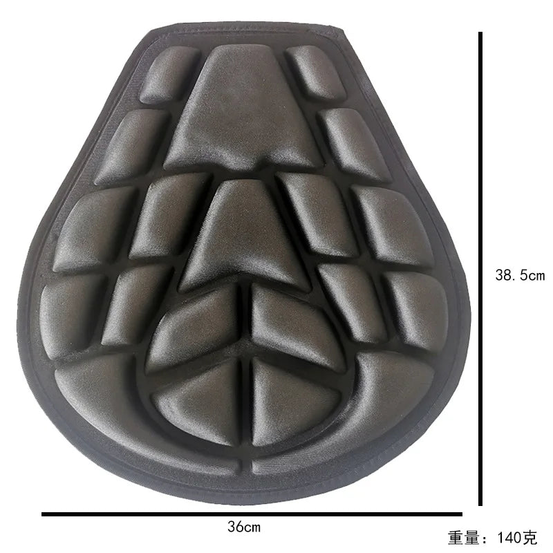 Universal Motorcycle Seat Cover 3D Comfort Gel Cushion Seat Motorbike Air Pad Cover Shock Absorption Decompression Saddles Pad Oasis Select B
