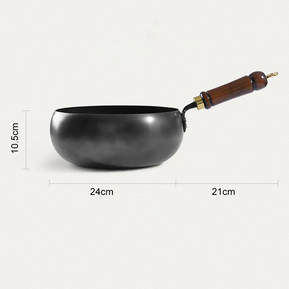Hand Forged Iron Wok – Chinese Big Belly Uncoated Frying Pan Iron Wok Pan Oasis Select