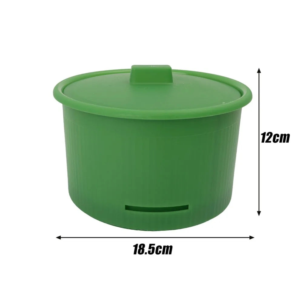 Stackable Bean Sprout Nursery Pots Ventilated Split Sprouting Tray Efficient Soilless Cultivation Pot Oasis Select Green-S
