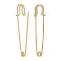 20pcs Heavy Duty Large Safety Pins for Clothes for Clothes, Ideal for Leather Canvas and Wool, Sharp Tip for Secure Hold Brooch Oasis Select Gold 50mm