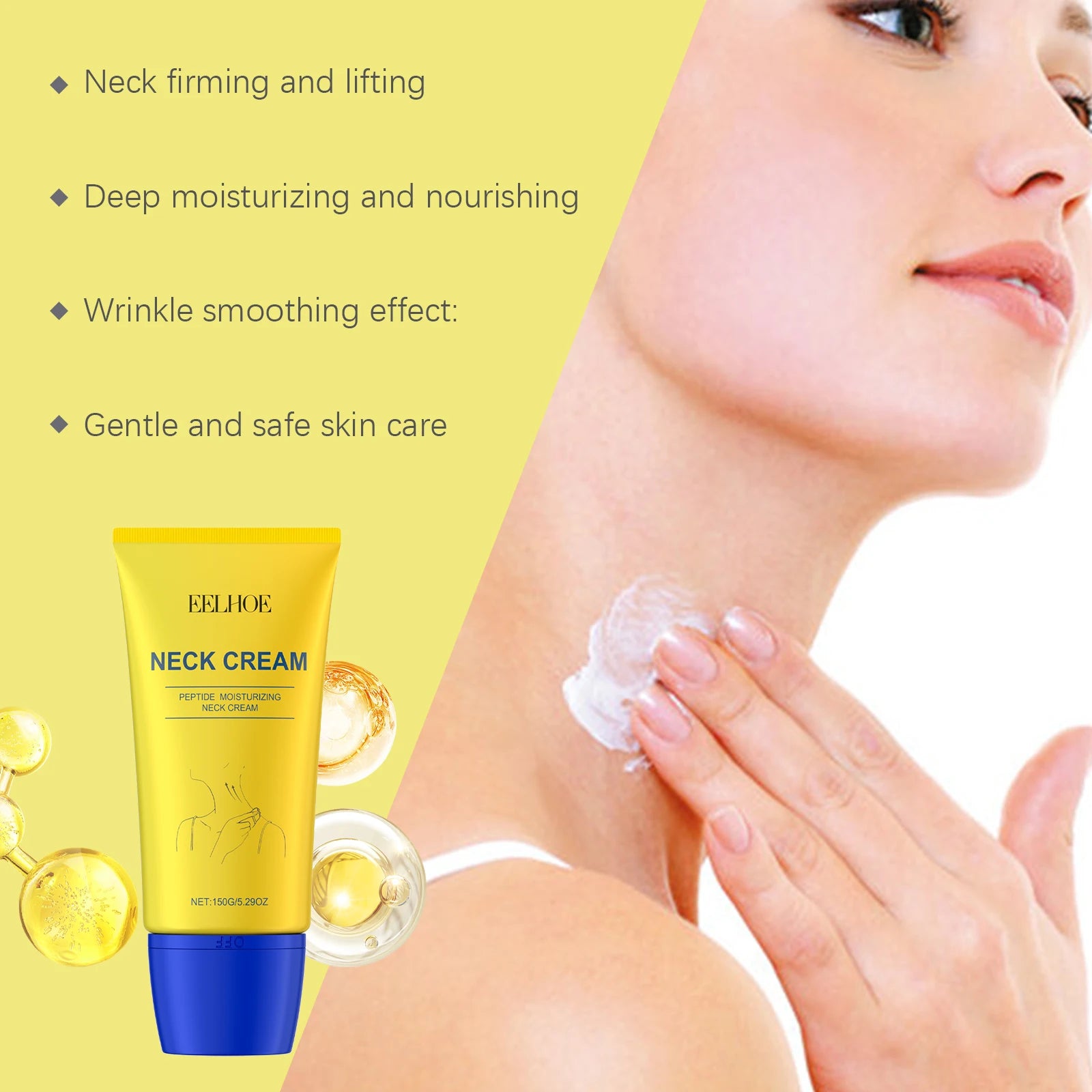 EELHOE Firming Neck Cream – Anti-Aging Lifting & Tightening Neck Firming Cream Oasis Select