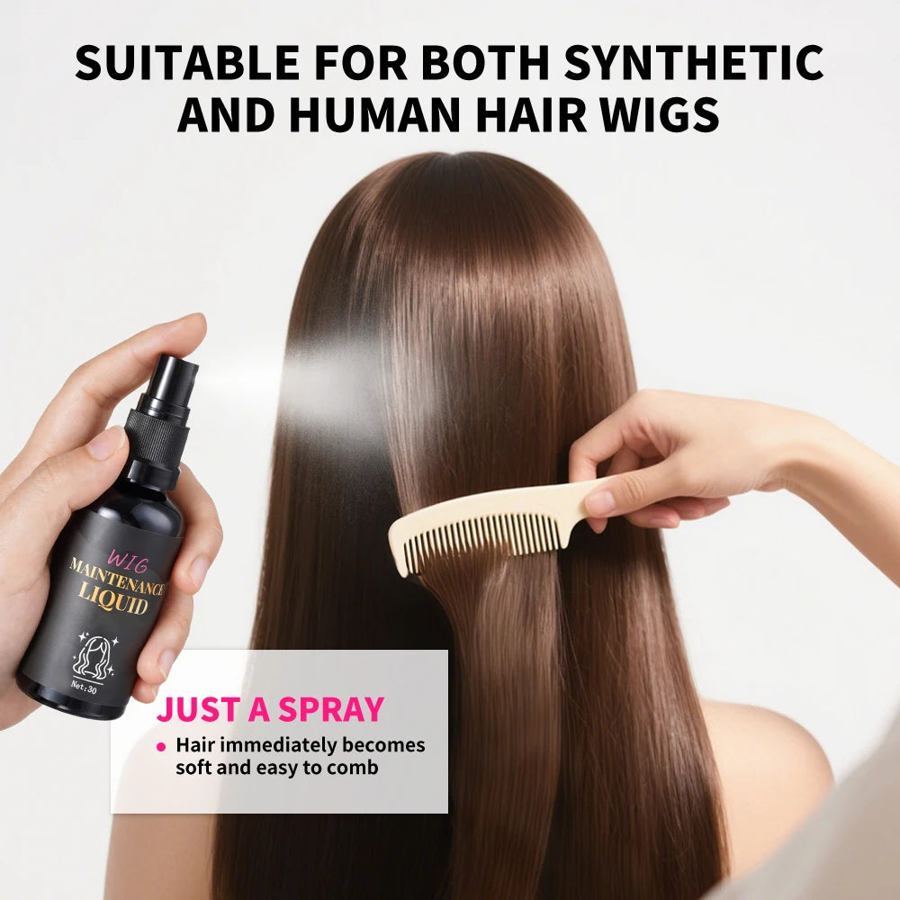 Wig Softener Spray – Glycerin-Free Detangling Conditioner Wig Conditioner Spray Oasis Select