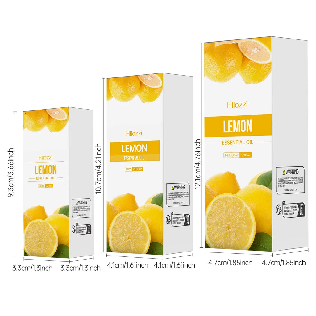 Hllozzi Lemon Essential Oil | Body, Hair & Aromatherapy
