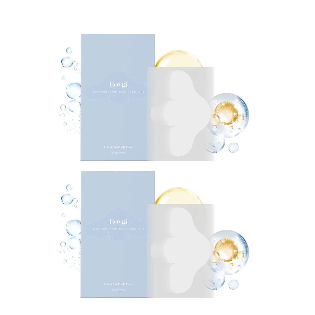 Salicylic Acid Nose Pore Strips Oil Control Hydrocolloid Nose Patches For Nose Blackheads Pimples Removal Refines Pores Non-Tigh Oasis Select 2 x 8pcs Boxed
