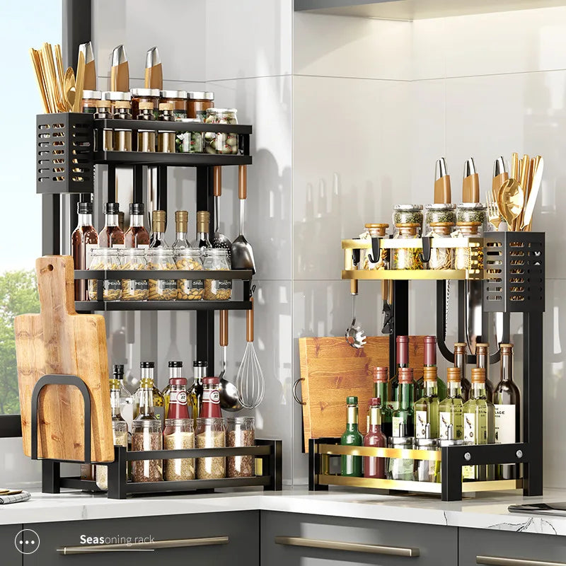 Kitchen Countertop Dish Storage Rack Bowl Rack Drain Rack Wrought Iron Multifunctional Desktop Dish Rack Oasis Select