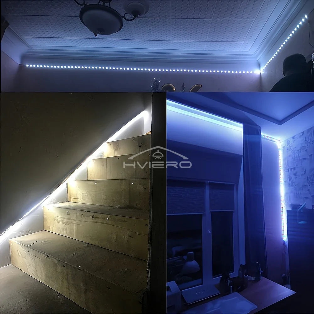 5M SMD 5730 LED Strip Light | 600 LEDs Warm White 12V DC