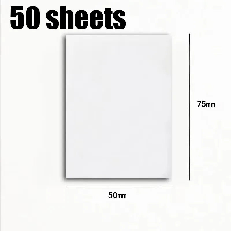 50/250Sheets Transparent Sticky Notes Scrapes Stickers Note Pads Posted It Paper Clear Notepad School Stationery Office Supplies Oasis Select 50sheets Small