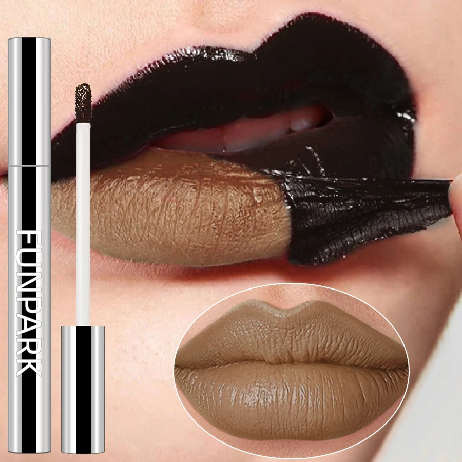 FUNPARK Korean Peel-Off Matte Lip Tint – 5 Colors, Waterproof