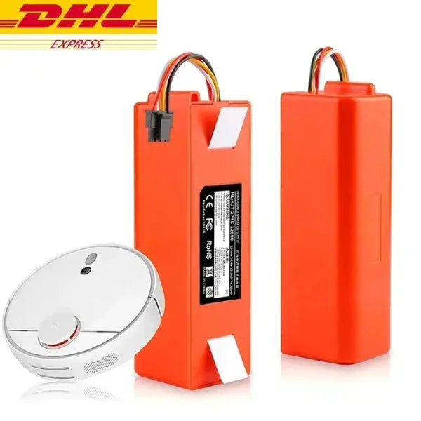 Original BRR-2P4S-5200S Robotic Vacuum Cleaner Replacement Battery For Xiaomi Roborock S55 S60 S65 S50 S51 S5 MAX S6 Parts Oasis Select