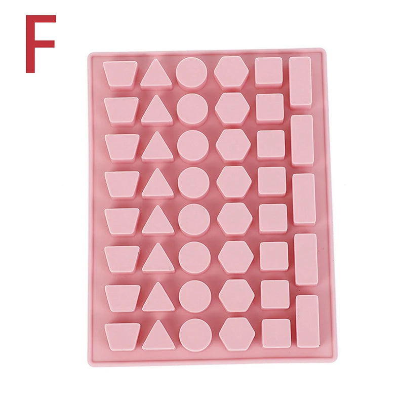 Mix Fruit Animal Mold Silicone Chocolate Rabbit Fish Fudge Candy Jelly Mould Geometric Heart Cake Decor Baking Ice Tray Gifts Oasis Select F