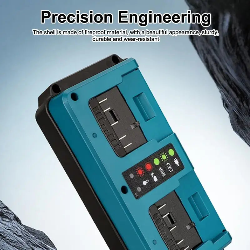 1pcs Battery Charger For Replacement Charger Station Suitable For 14.4-18V BAT609 BAT609G Lithium-Ion Battery 2-Port Charging Oasis Select