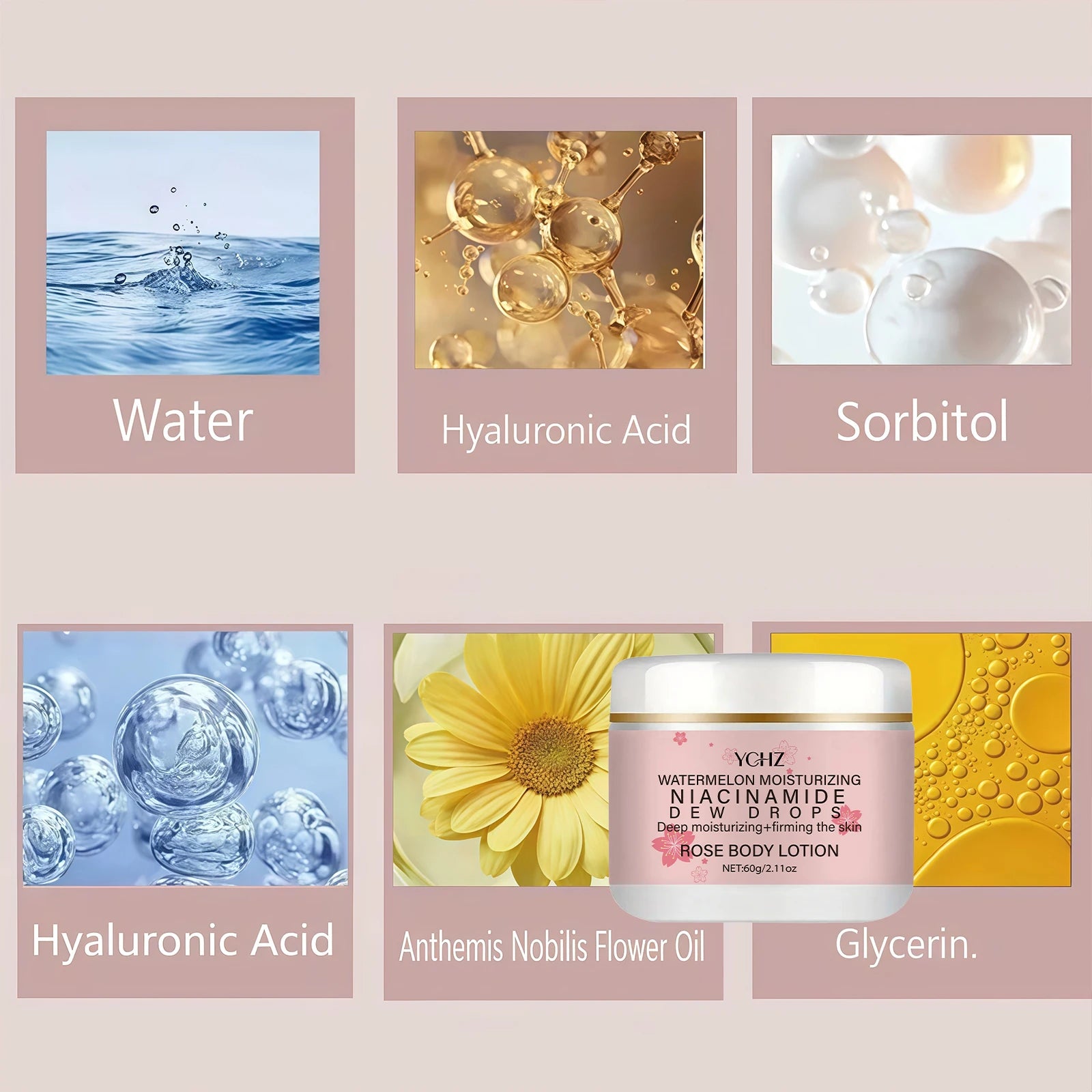 YCHZ Butt Lift Firming Body Cream 60g – All Skin Types