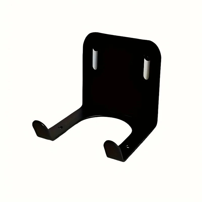 Black Metal Tool Storage Hook with Ventilation Slots, - Easy-to-Install Garage Organizer for Lawn Mowers and Branch Trimmers Oasis Select 1pc