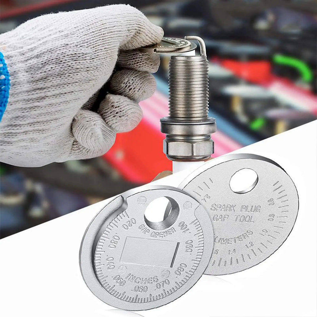 Spark Plug Gap Tool 0.6-2.4mm Car Spark Plug Gap Gapper Tool Accurate Tester Car Accessories for Automotive Engine Lawn Mower Oasis Select