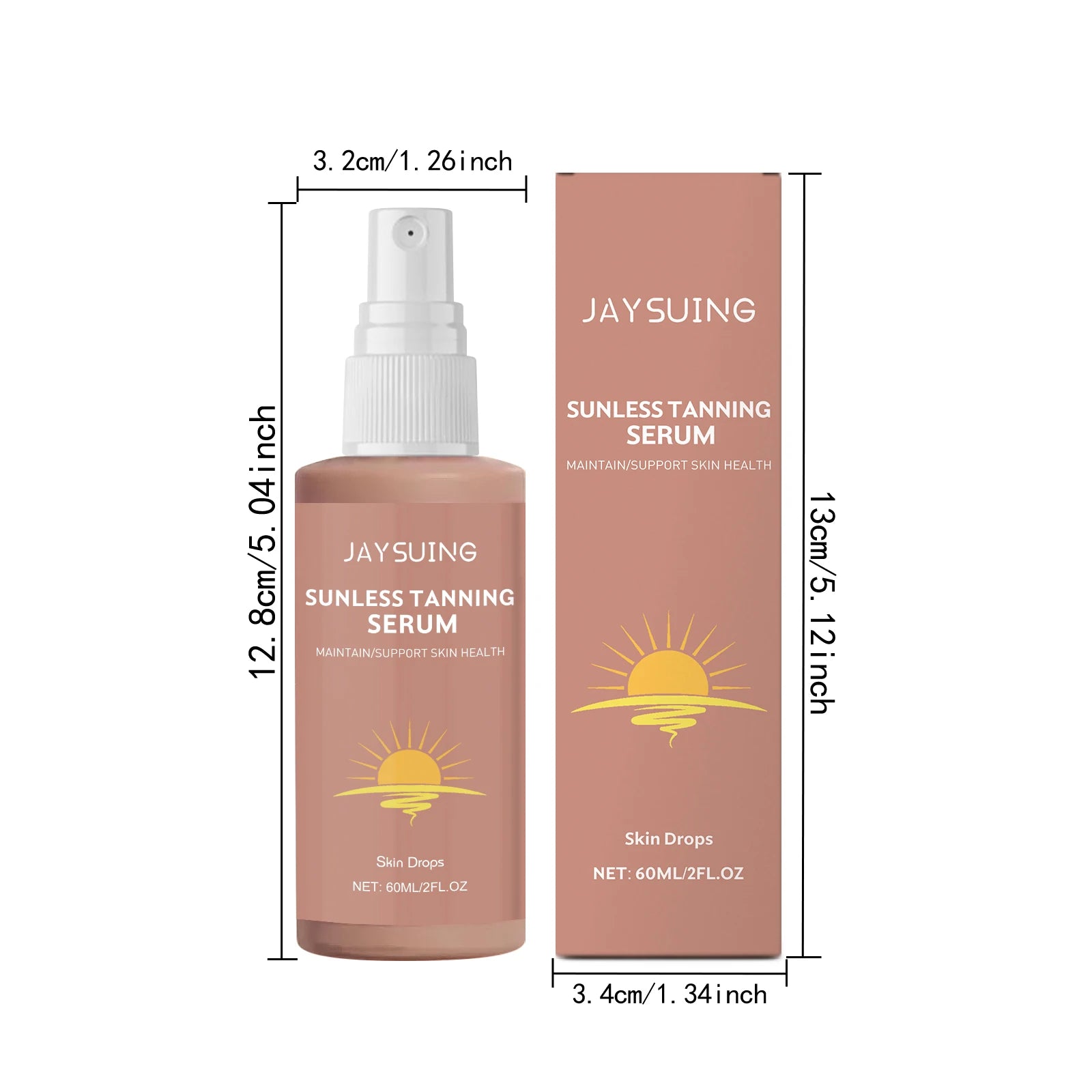 Herbal Self Tanning Essence Spray Sunless Tanning Enhance Skin Melanin Liquid Bronzer Natural Tanner For Body Face Nourishing Oasis Select