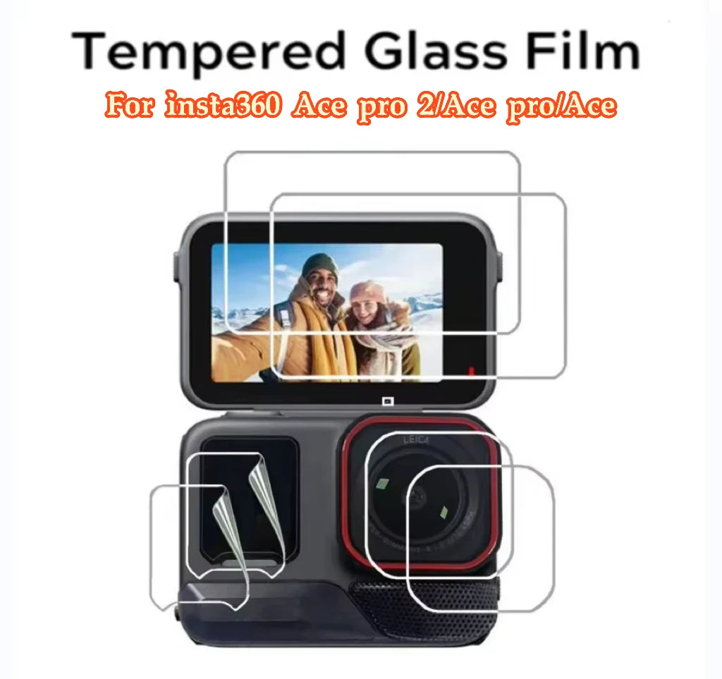 Insta360 Ace Pro 2 Tempered Glass Screen & Lens Protector 9H
