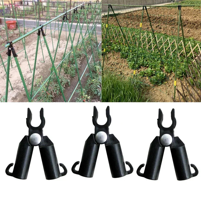 6pcs Plant Support Awning Pillar A- type Fixed Clip Plant Grafting Stakes Connector Climbing Vine Bracket Garden Accessories Oasis Select