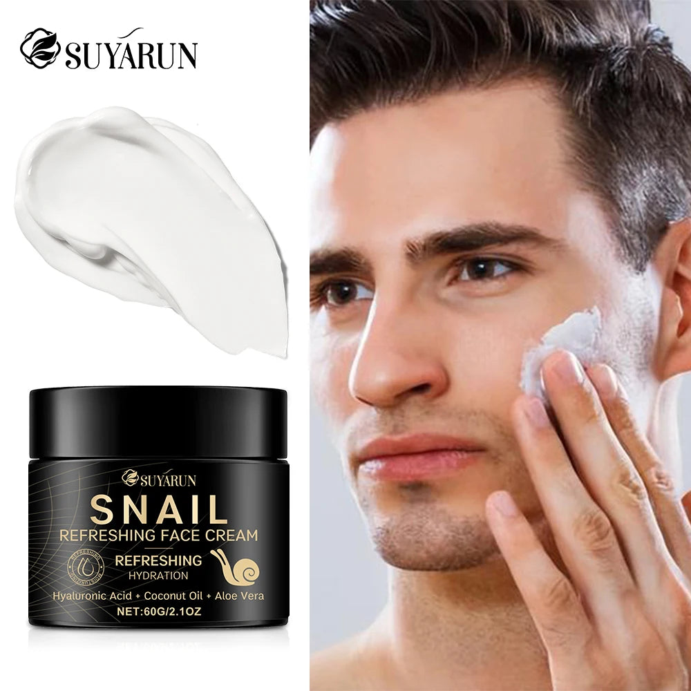 SUYARUN Retinol & Hyaluronic Acid Snail Cream | Face Moisturizer