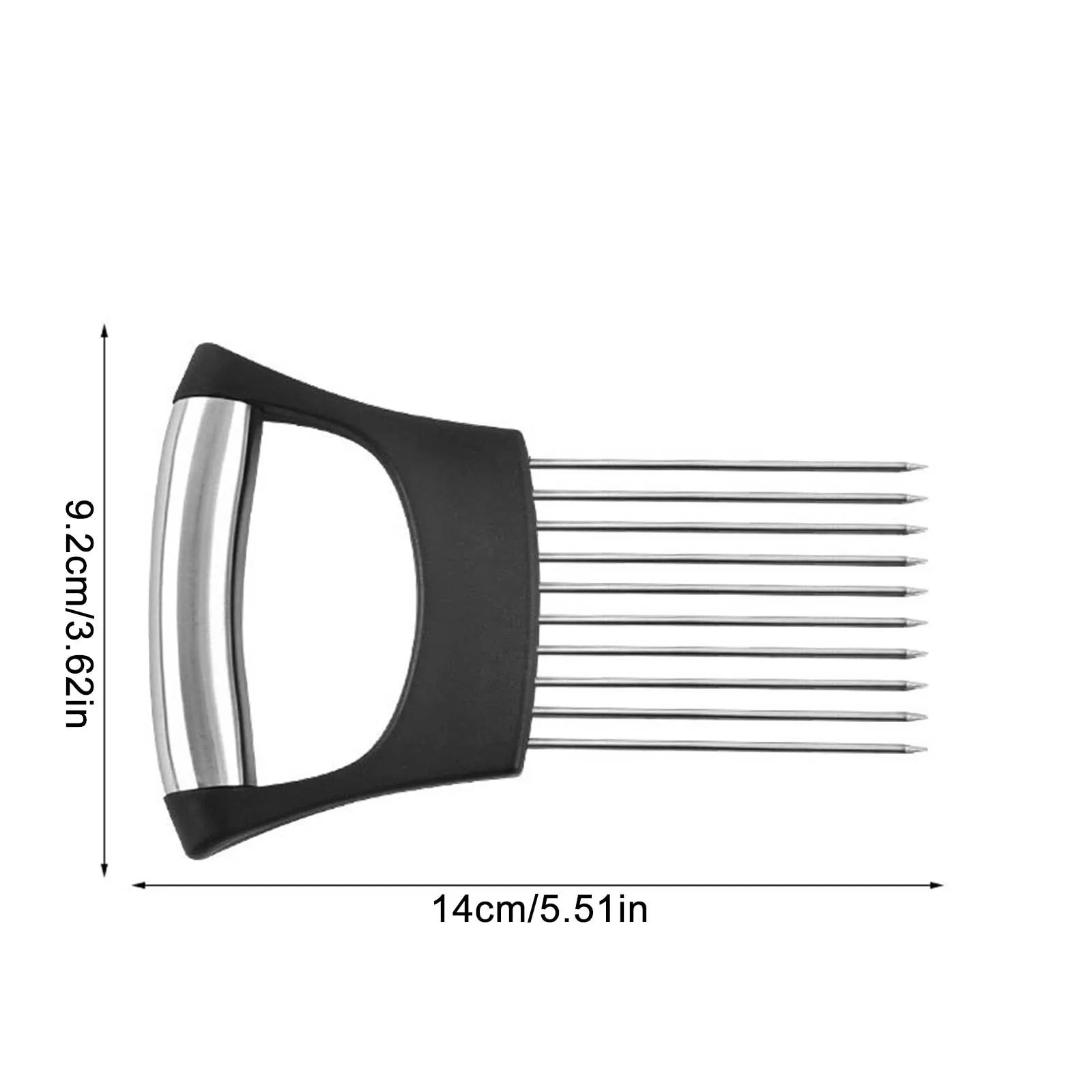 Stainless Steel Onion & Vegetable Slicer Holder Fork Vegetable Slicer Holder Oasis Select