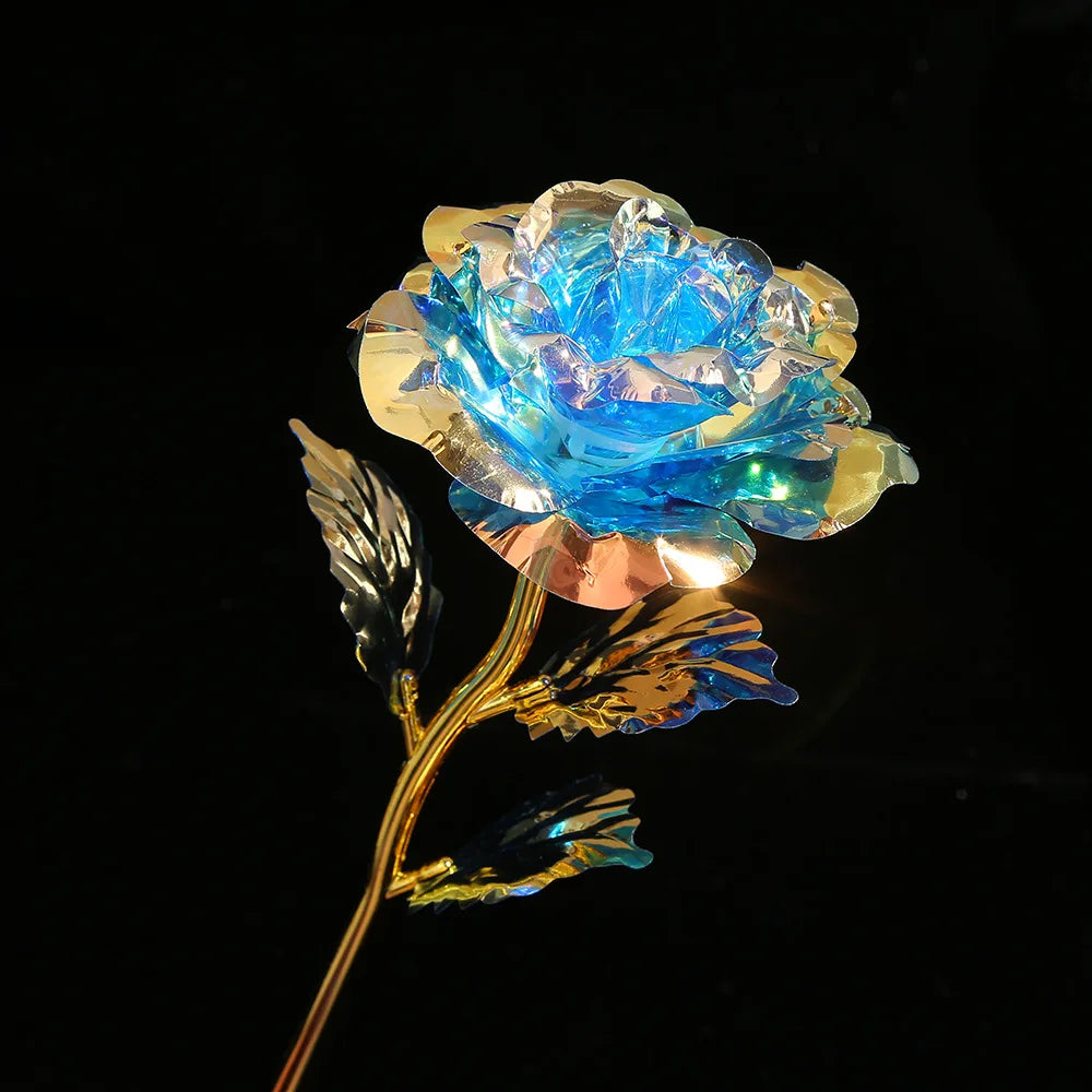 24K Gold Foil Rose – Eternal Artificial Flower Gift
