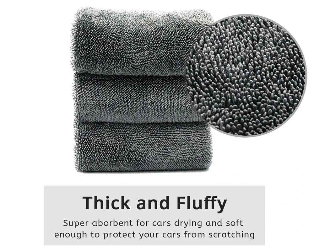 Microfiber Twist car Motorcycle wash towel Professional Car Cleaning Drying Cloth towels for Washing Polishing Waxing Detailing Oasis Select