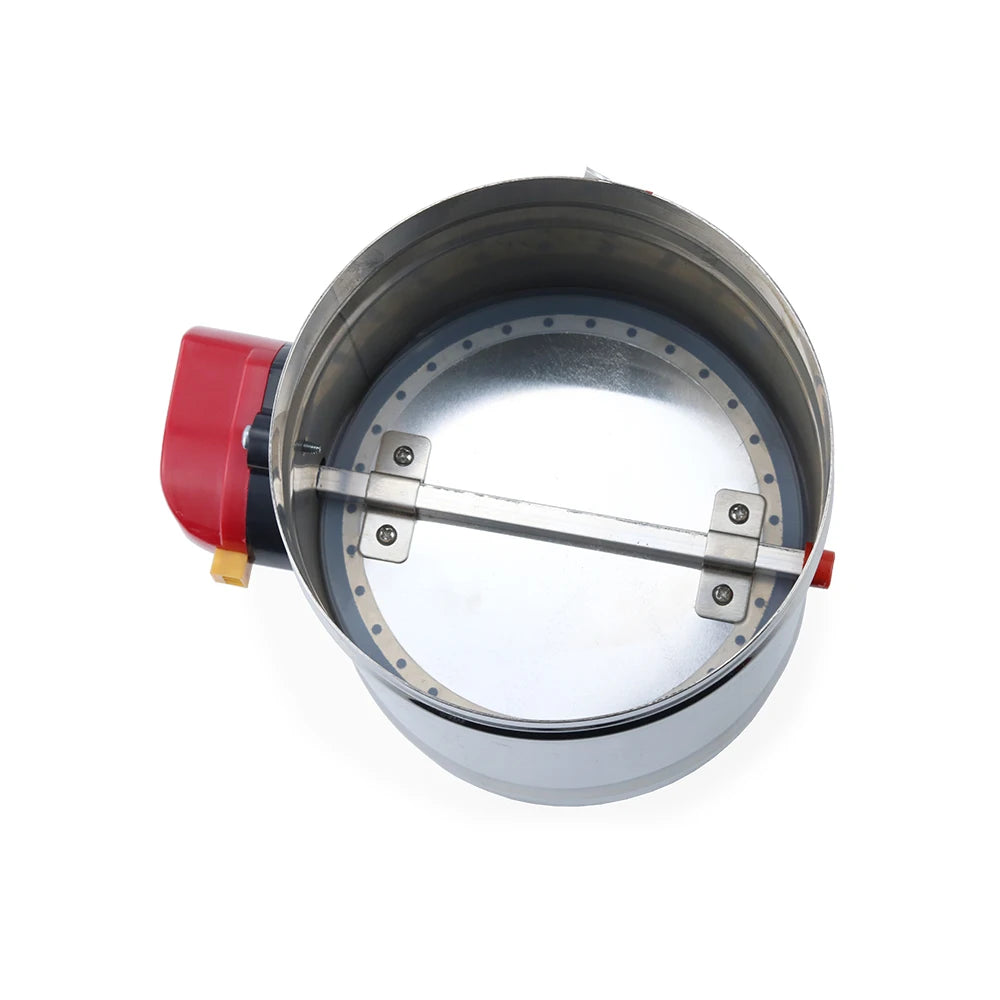Air Damper Check Valve 100/125/150/200mm Stainless Steel 201 AC 220V DC12V DC 24V Electric Air Valve Motorized for Pipe 4" 5" 6" Oasis Select