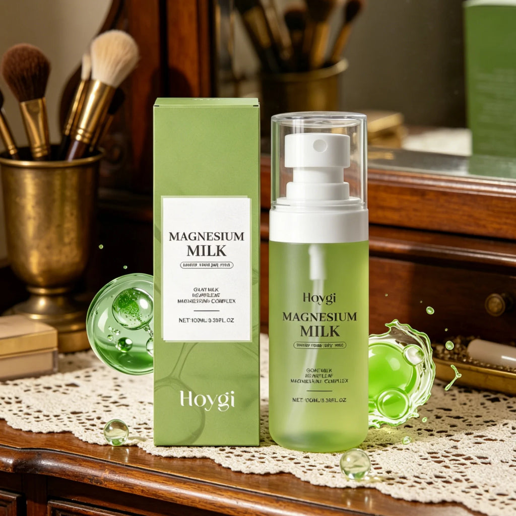 Hoygi Magnesium Milk Mist for Sensitive Skin Soothing Calming Long Lasting Moisturizing Skin Refreshing Facial Toner Spray 100ml Oasis Select