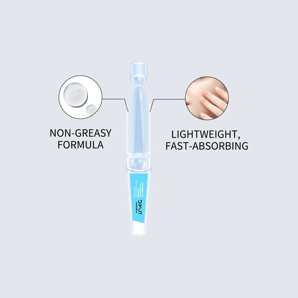 3% Hyaluronic Acid Serum – 30 Vials | Hydrating Face Ampoules Hyaluronic Acid Serum Oasis Select