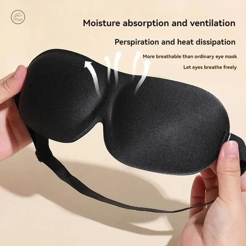 3D Contoured Blackout Sleep Eye Mask – Non-Marking & Soft Sleep Eye Mask Oasis Select